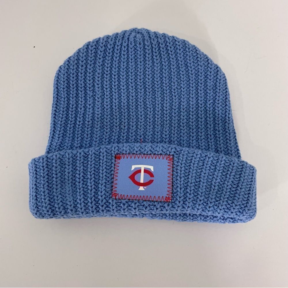 Minnesota Twins‎ Baseball Light Blue Ribbed Cuffed Winter Hat